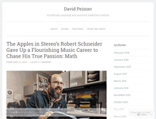 Tablet Screenshot of djpeisner.com